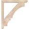 Ekena Millwork Balboa Craftsman Smooth Bracket w/ Offset Brace, Douglas Fir, 5 1/2"W x 40"D x 44"H BKT0604X40X44BOA04SDF - alternate 2